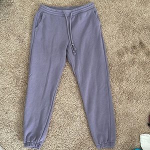 Purple sweatpants